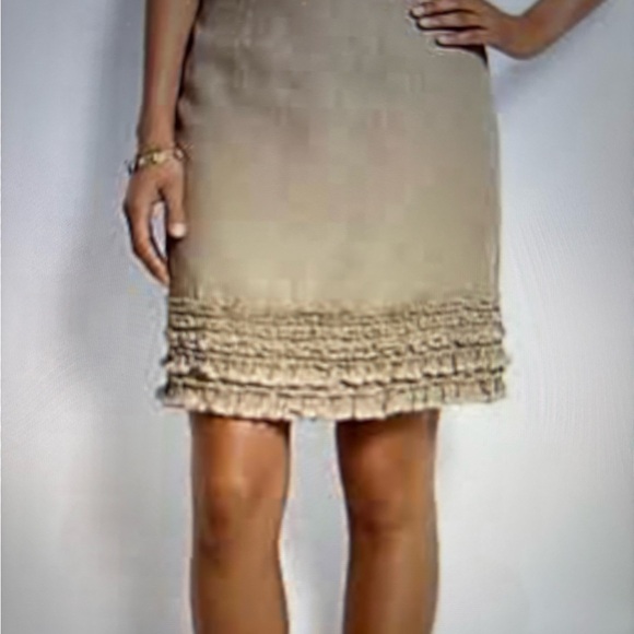 HP🎉 Tommy Bahama Linen Two Palms Ruffled Skirt 4 - Picture 2 of 6